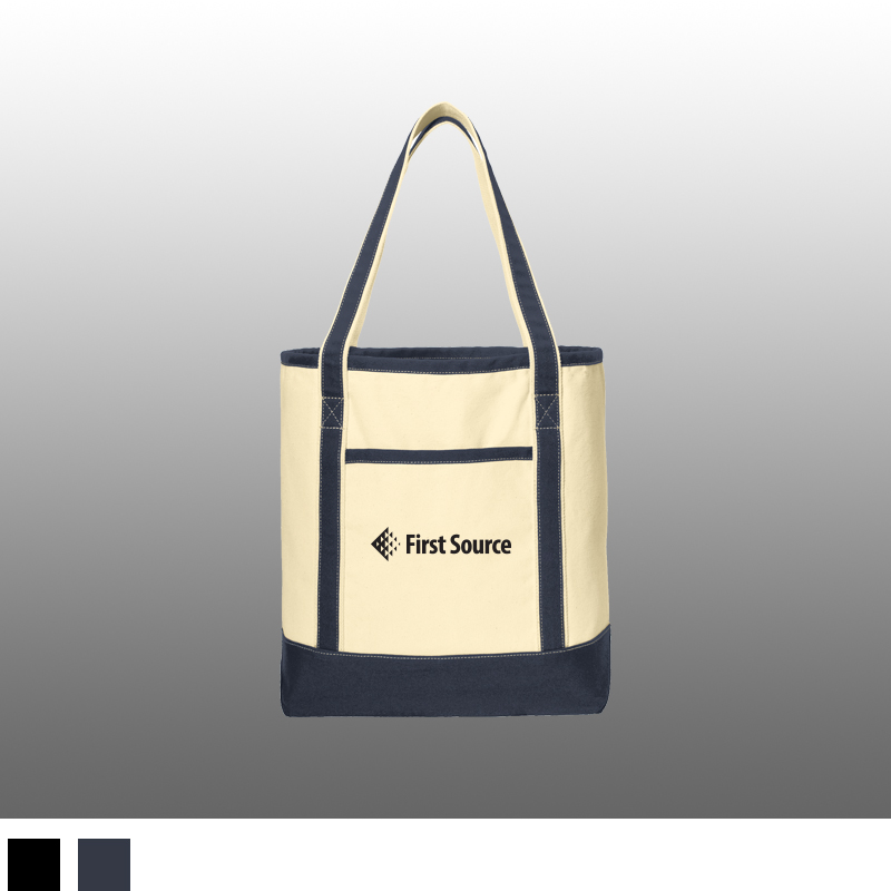 Port Authority® Large Cotton Canvas Boat Tote