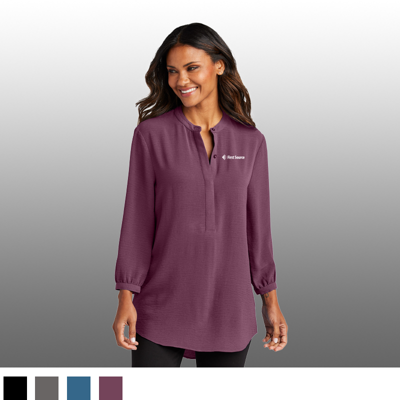 Port Authority® Ladies 3/4-Sleeve Crepe Tunic
