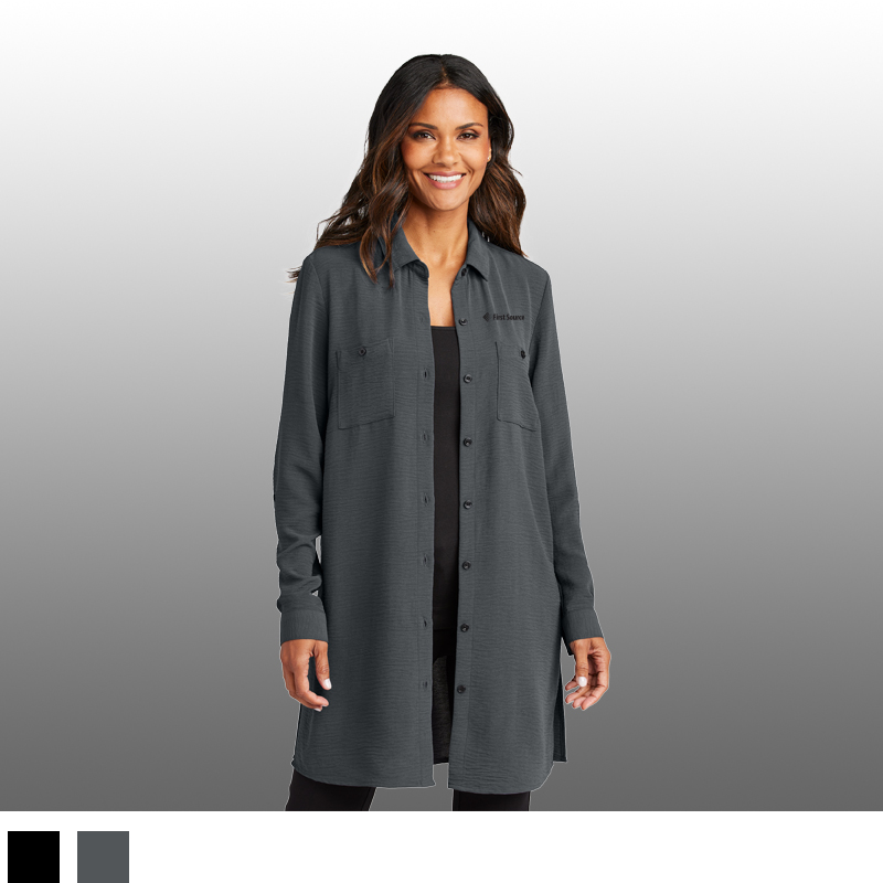 Port Authority® Ladies Crepe Long Tunic