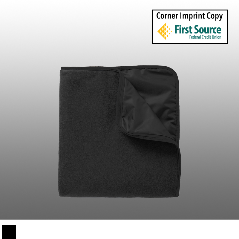 Port Authority® Fleece & Poly Travel Blanket