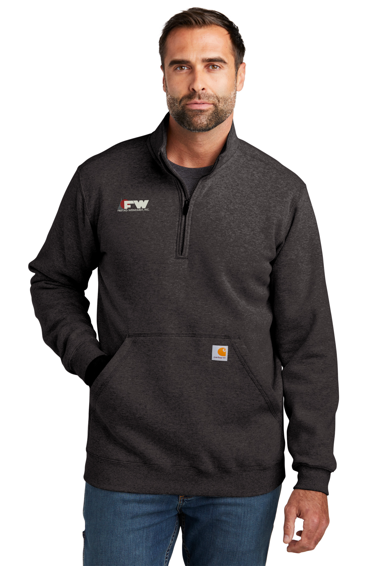 Carhartt Midweight 1/4-Zip Mock Neck Sweatshirt