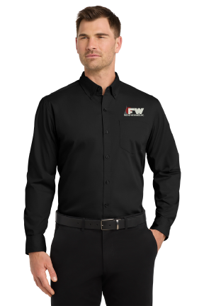 Port Authority® Tall Long Sleeve Carefree Poplin Shirt