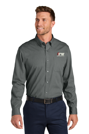 Port Authority® Long Sleeve Nailhead Easy Care Shirt