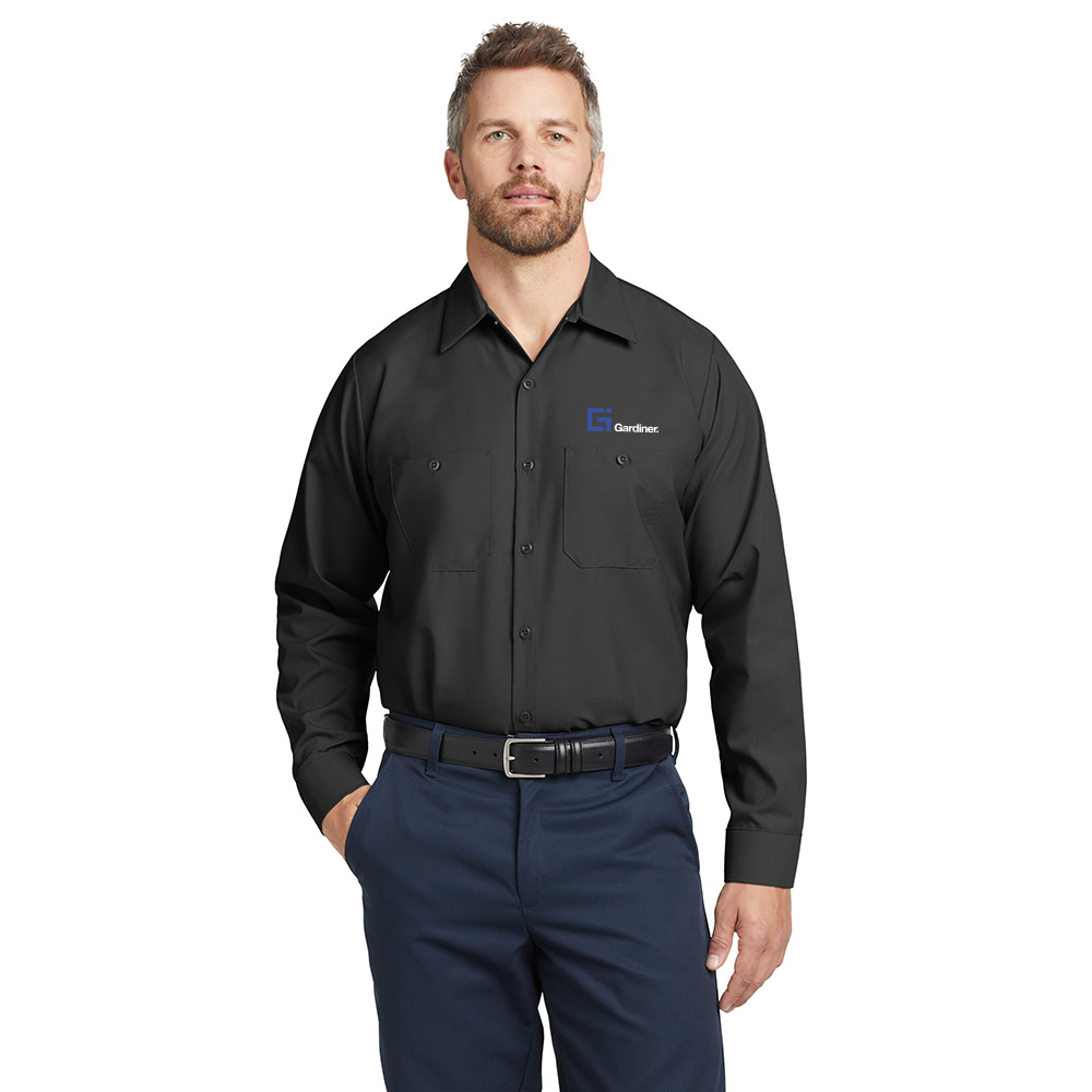 Red Kap Long Sleeve Work Shirt - Custom