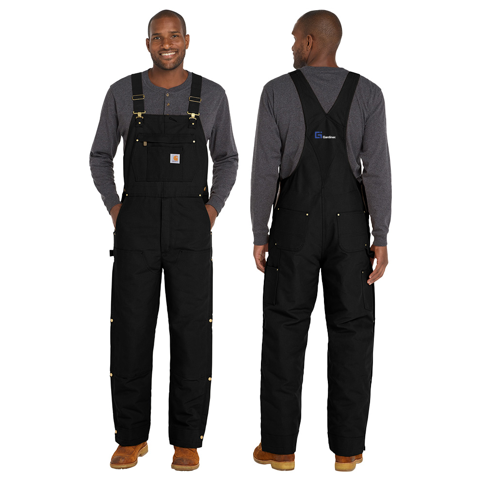 Carhartt Firm Duck Insulated Bib Overalls - Custom
