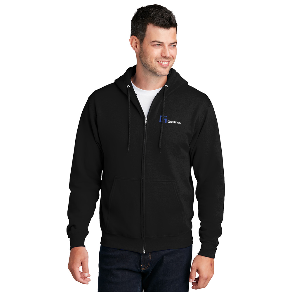 Full-Zip Hooded Sweatshirt - Custom