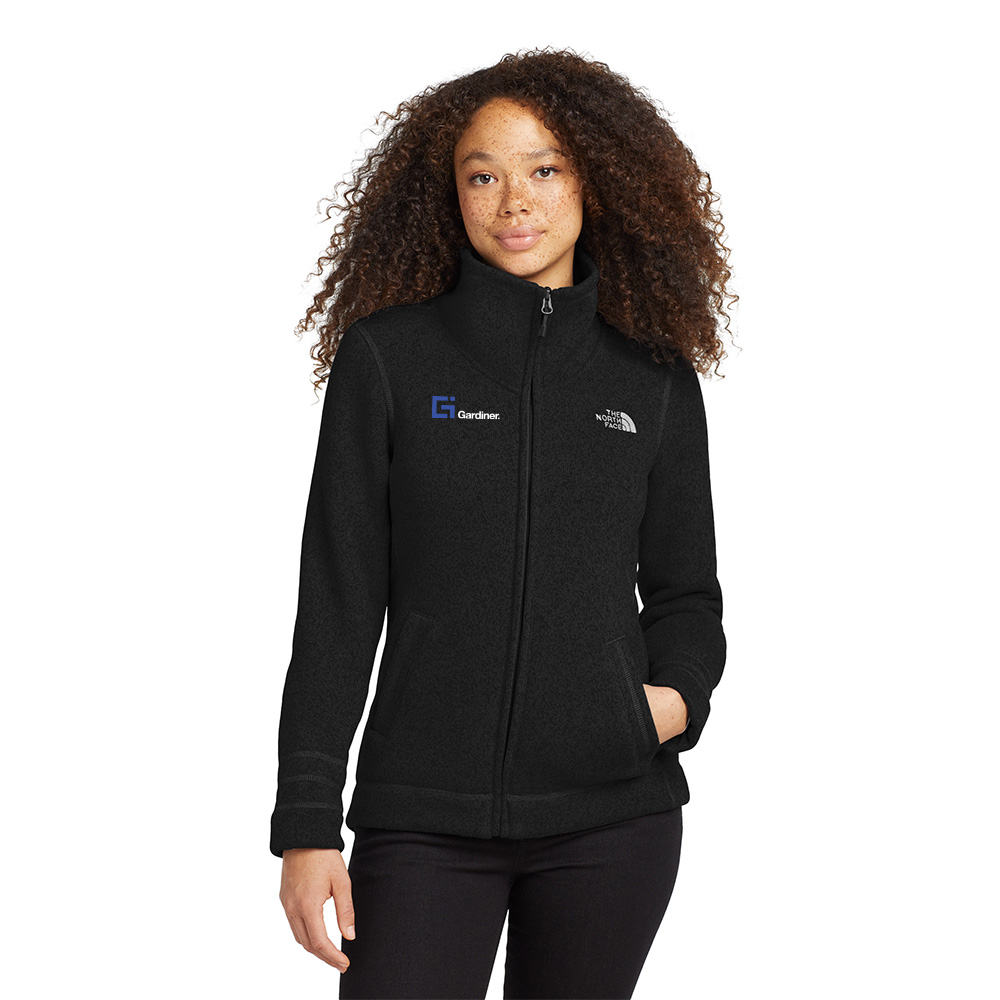 The North Face Ladies Sweater Fleece Jacket - Custom