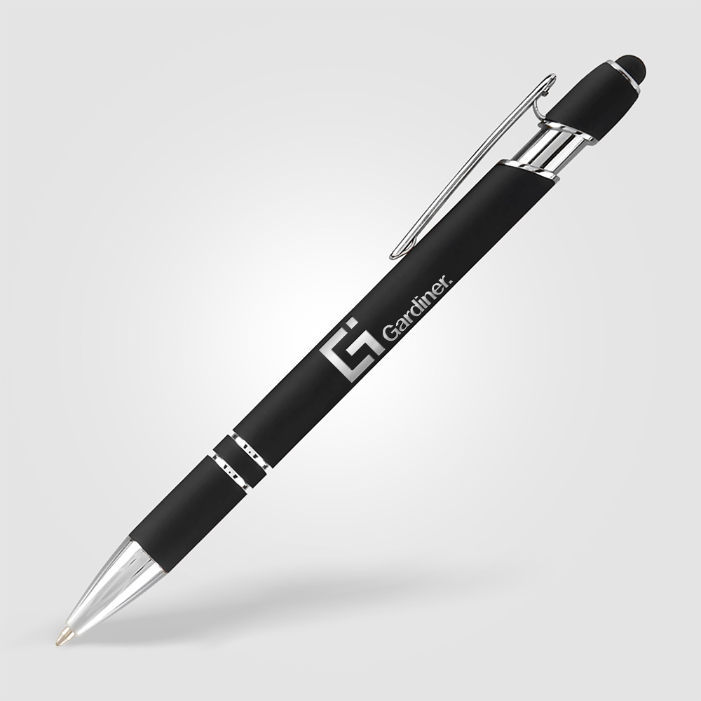 Ellipse Softy Gel Pen w/Stylus - Custom