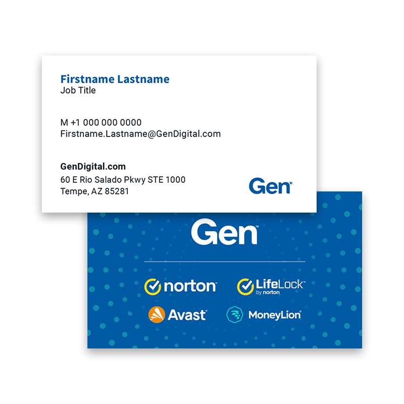 Business Card - Gen Family of Brands (EMEA)