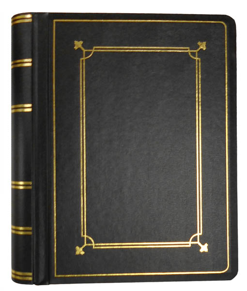 Black Imitation Leather Minute Book