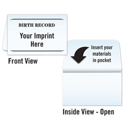 "Birth Record" Card Holder