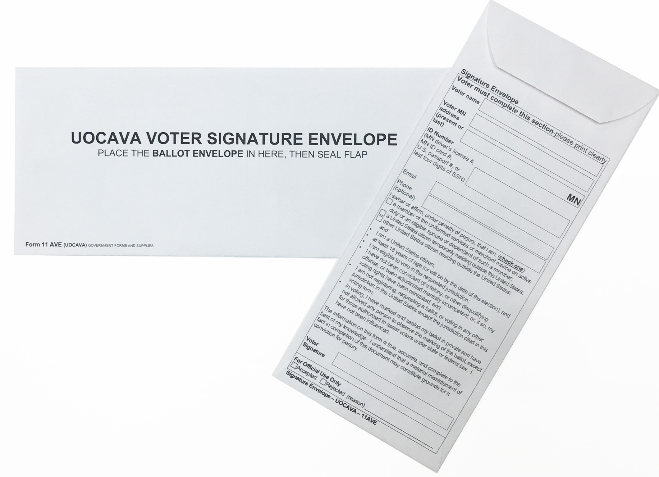 UOCAVA Signature Envelope