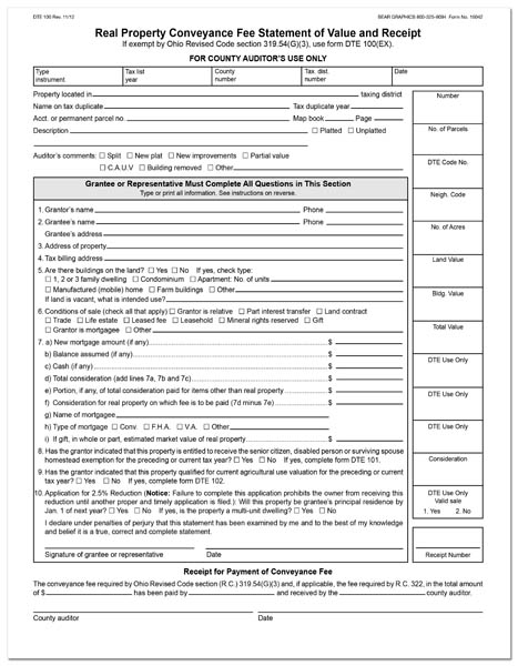 Real Property Conveyance Forms