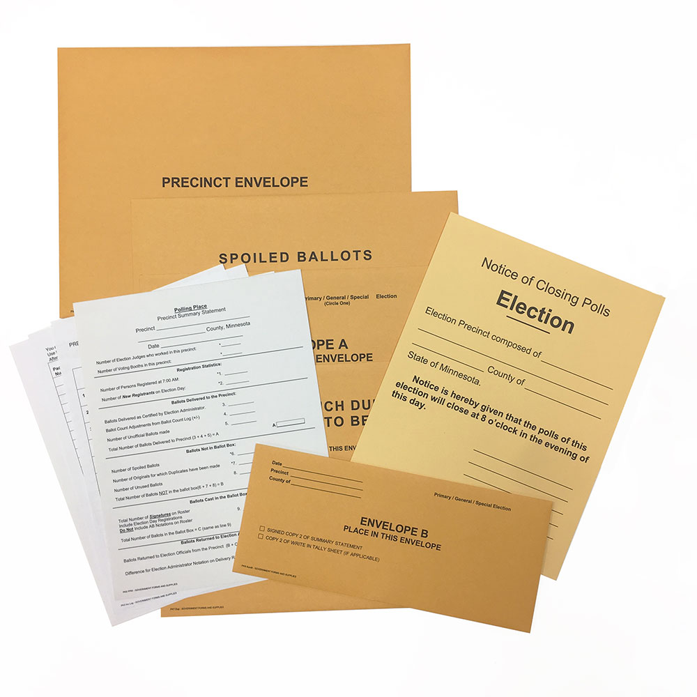 Complete Precinct Envelope Kits