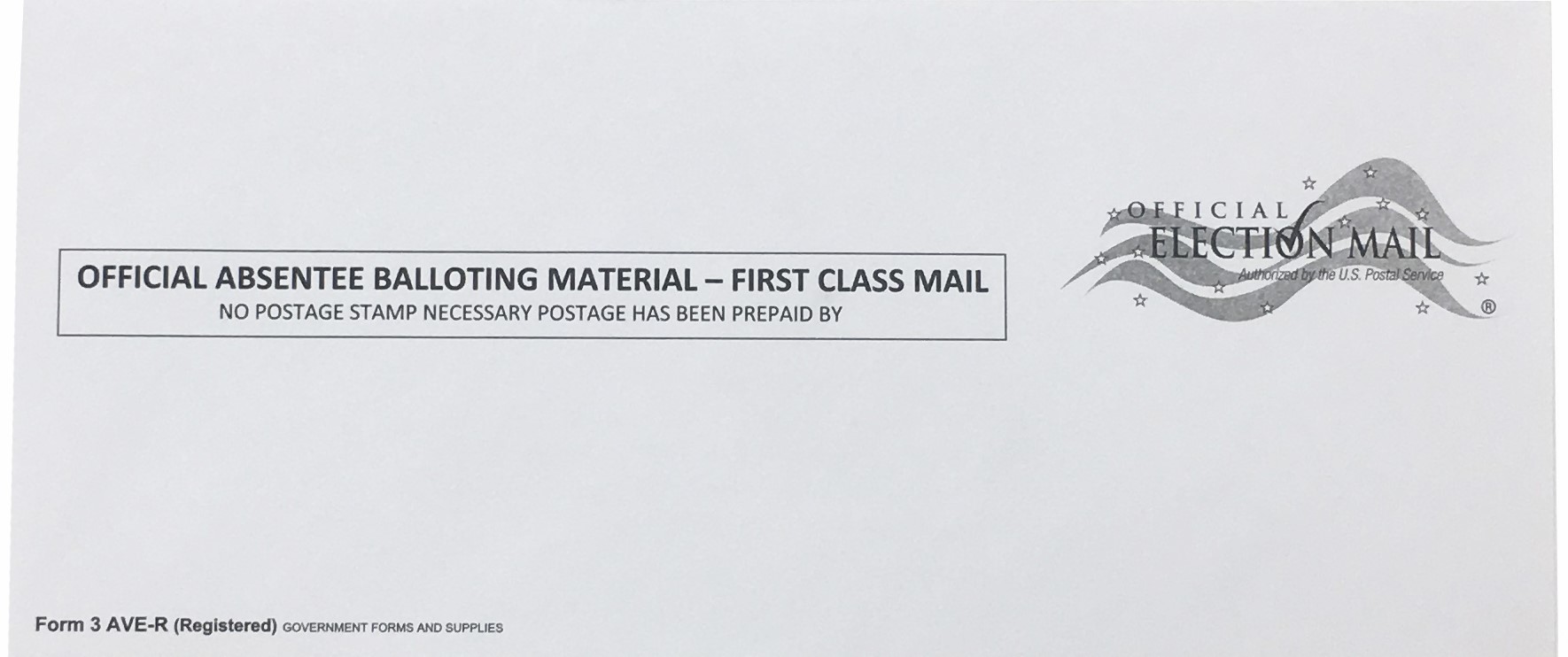 Voter Ballot Return Envelope