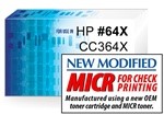 Premium New MICR High-Yield Toner for HP P4015, P4510, P4515 CC364X 64X