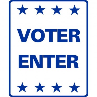 Voter Enter Sign