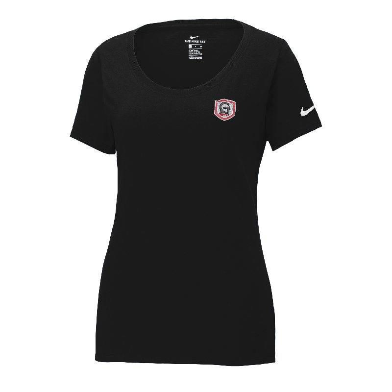 Nike Ladies Dri-FIT Cotton/Poly Scoop Neck Tee
