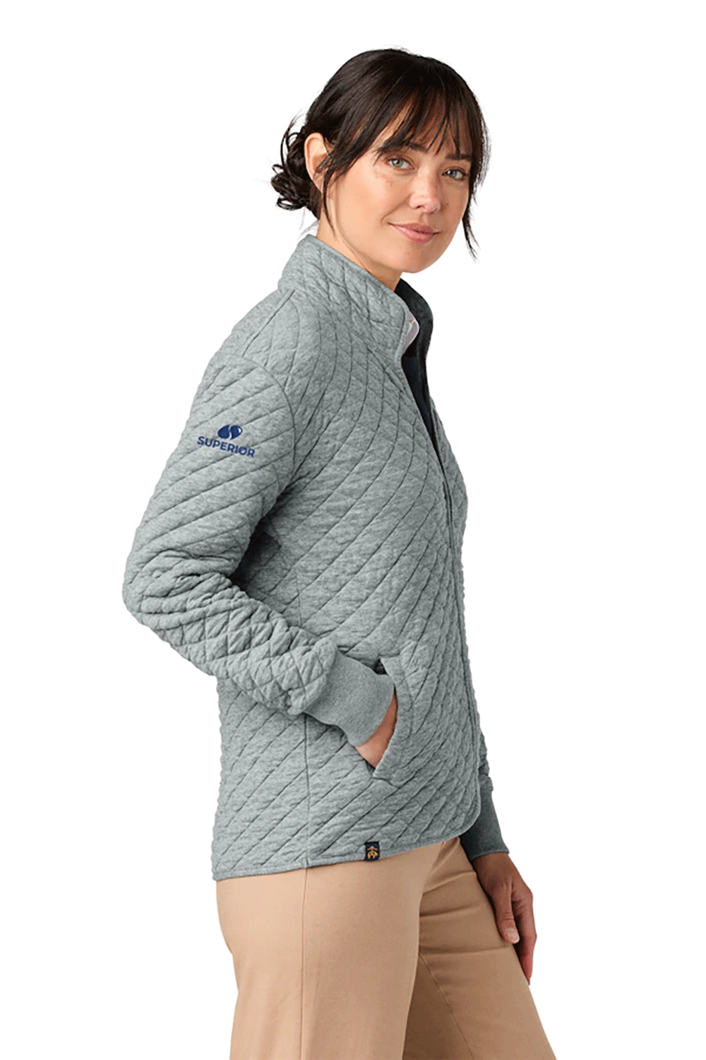Brooks Brothers® Women’s Diamond Quilt Full-Zip