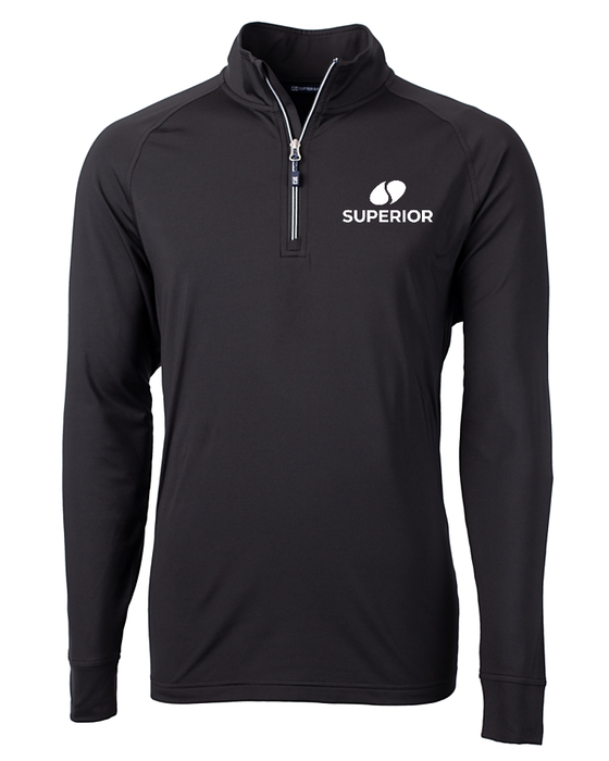 Cutter & Buck Adapt Eco Knit Stretch Recycled Big & Tall Quarter Zip Pullover