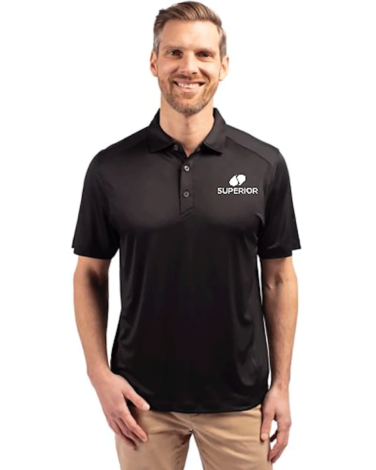 Cutter & Buck Forge Eco Stretch Recycled Mens Big & Tall Polo