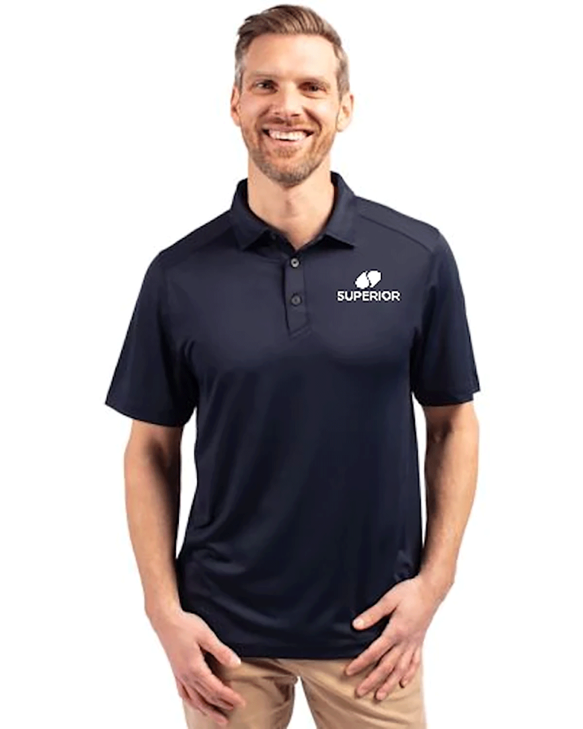 Cutter & Buck Forge Eco Stretch Recycled Mens Big & Tall Polo