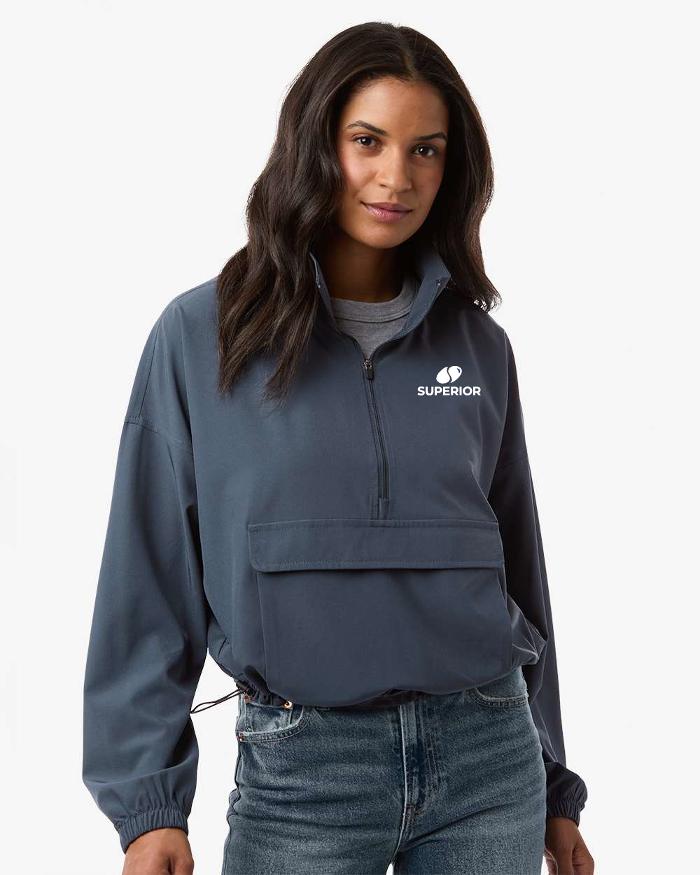 Boxercraft - Women's Stretch Woven Quarter-Zip Pullover