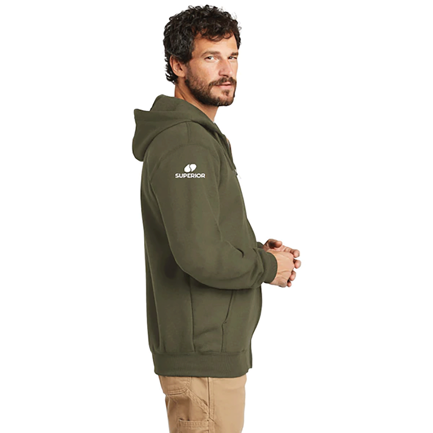 Carhartt Loose-Fitting Midweight Hooded Zip-Front Sweatshirt