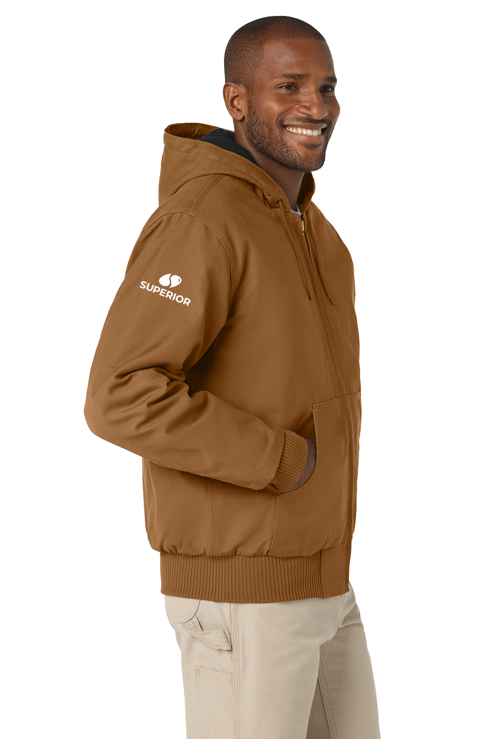 Carhartt Quilted-Flannel-Lined Duck Active Jacket