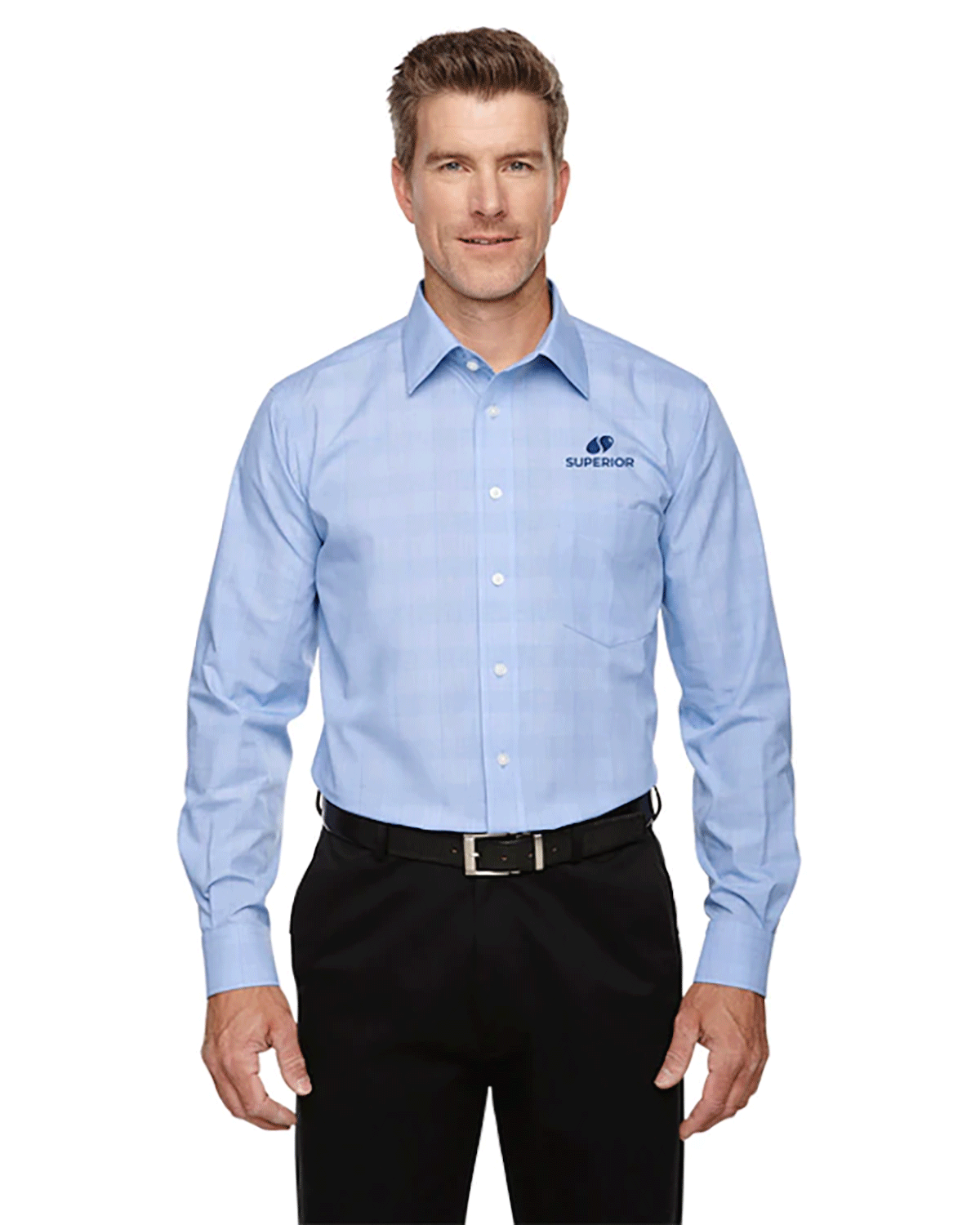 Devon & Jones Mens Crown Woven Collection Glenplaid