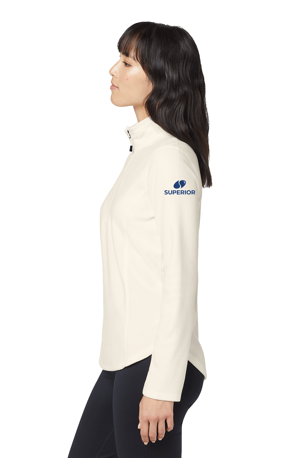 Eddie Bauer Ladies 1/2-Zip Microfleece Jacket