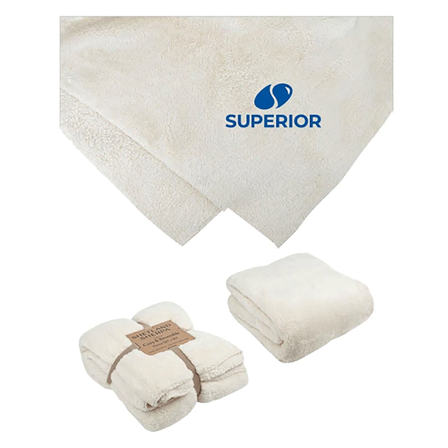 Port Authority Flannel Sherpa Blanket