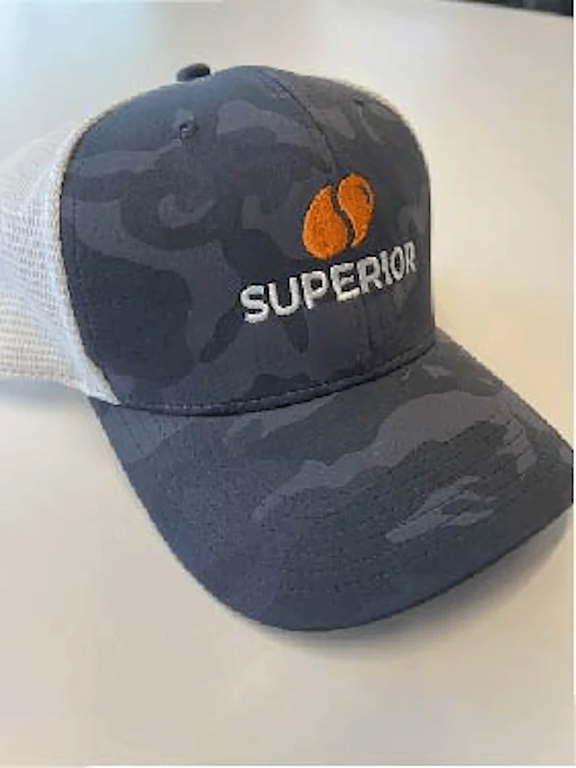 Nylon Blend Camo Trucker Mesh Back Cap