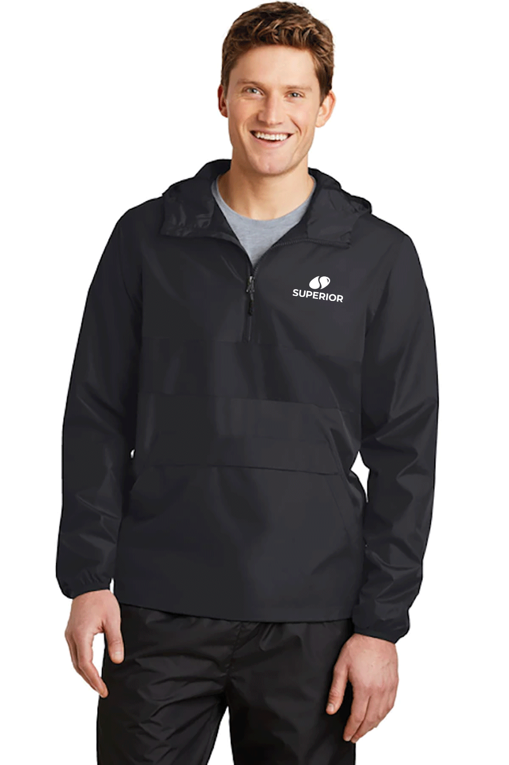 Sport-Tek Zipped Pocket Anorak