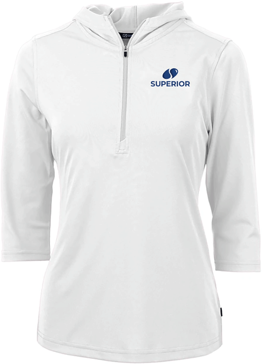 Cutter & Buck Virtue Eco Pique Recycled Half Zip Pullover Womens Hoodie