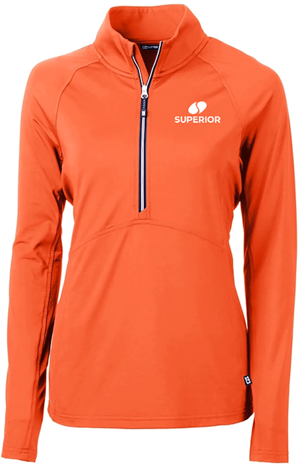 Cutter & Buck Adapt Eco Knit Stretch Recycled Womens Half Zip Pullover