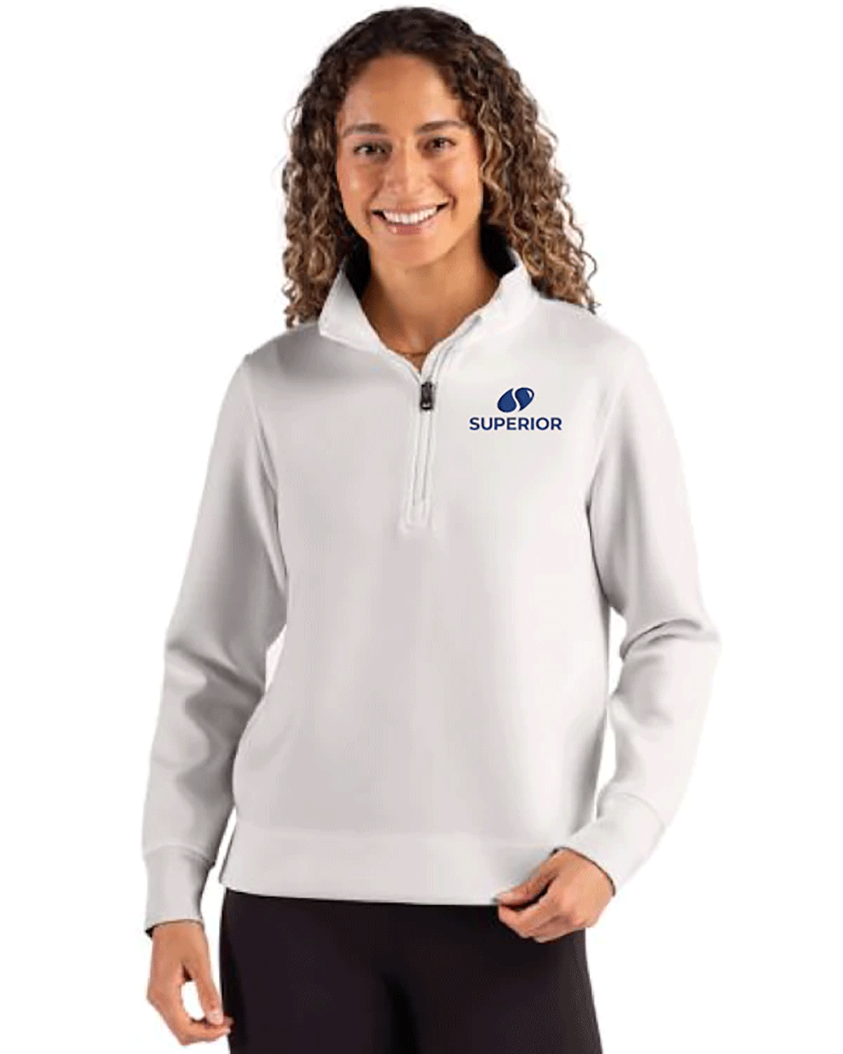 Cutter & Buck Roam Epic Versatility Recycled Womens Quarter Zip Pullover