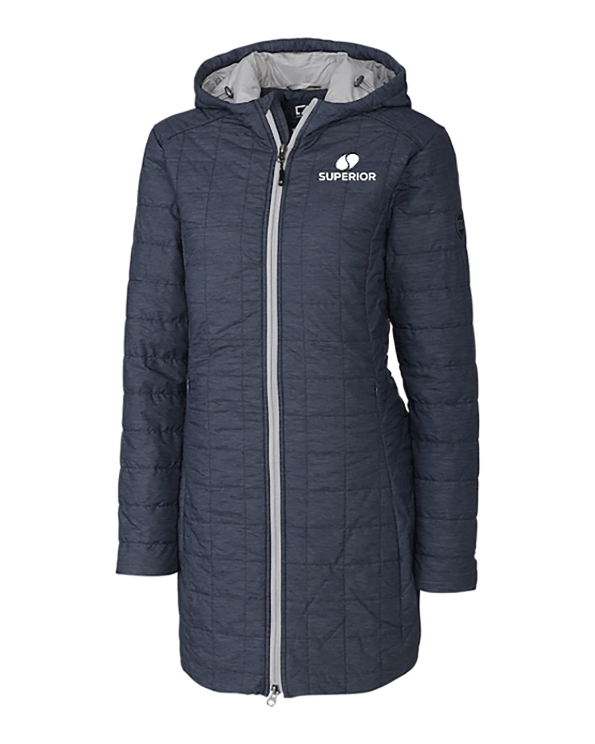 Cutter & Buck Rainier PrimaLoft® Womens Eco Insulated Hooded Long Coat