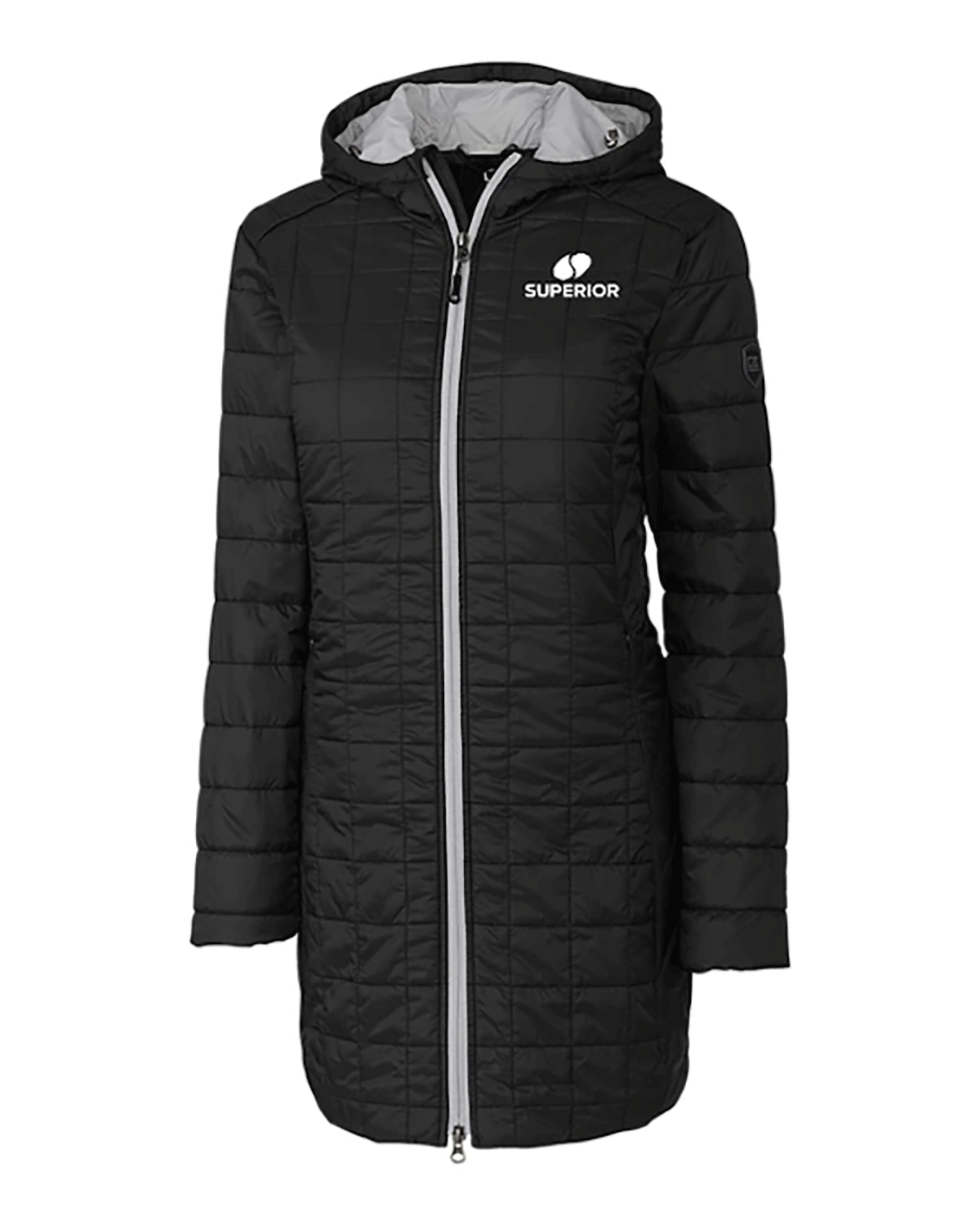 Cutter & Buck Rainier PrimaLoft® Womens Eco Insulated Hooded Long Coat