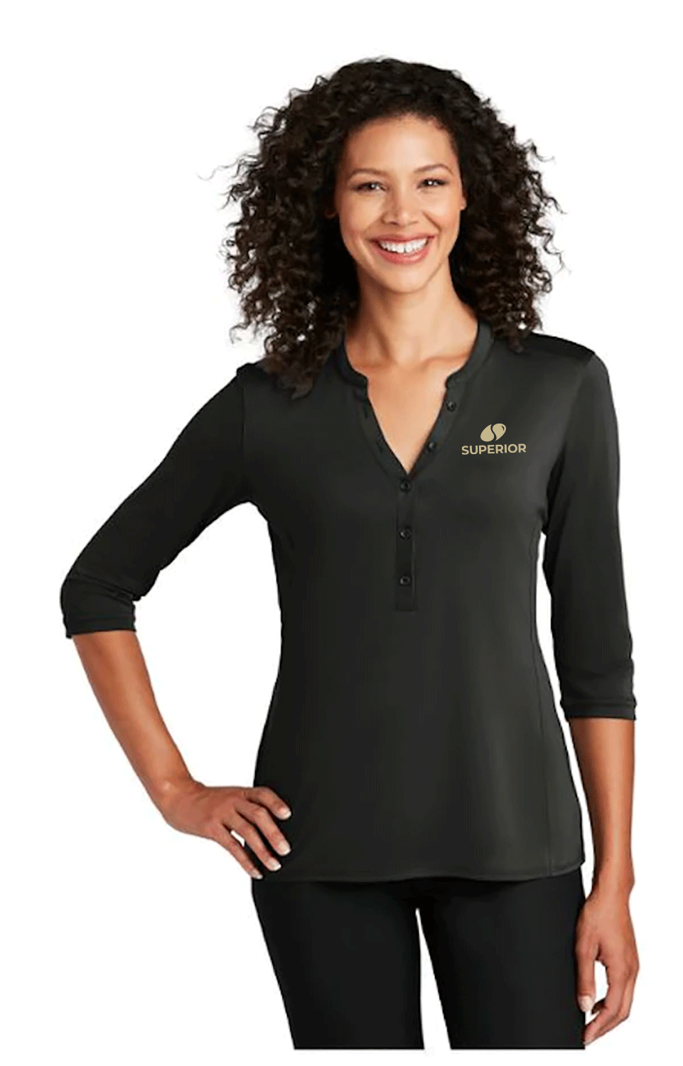 Port Authority ® Women's UV Choice Pique Henley