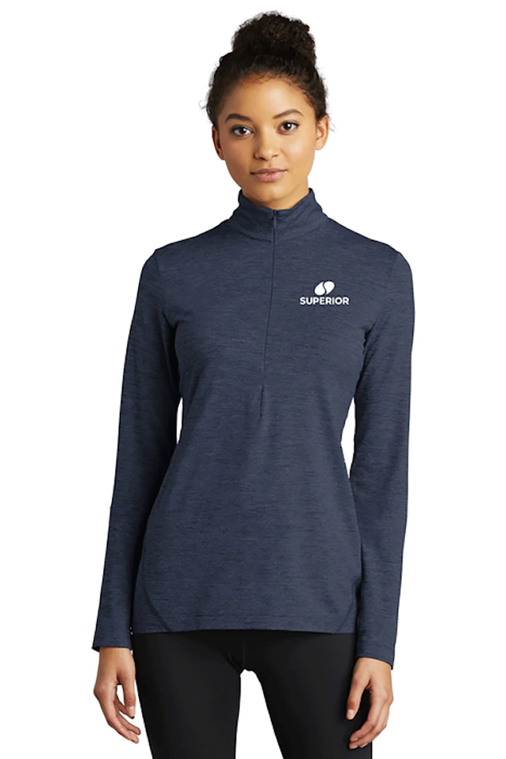 Sport-Tek Ladies Exchange 1/5 Long Sleeve 1/2-Zip