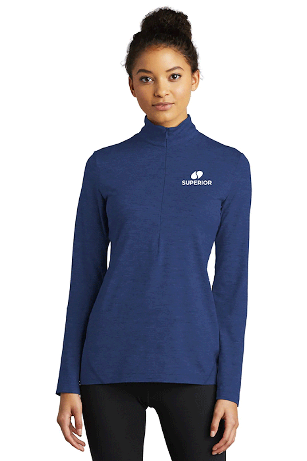 Sport-Tek Ladies Exchange 1/5 Long Sleeve 1/2-Zip