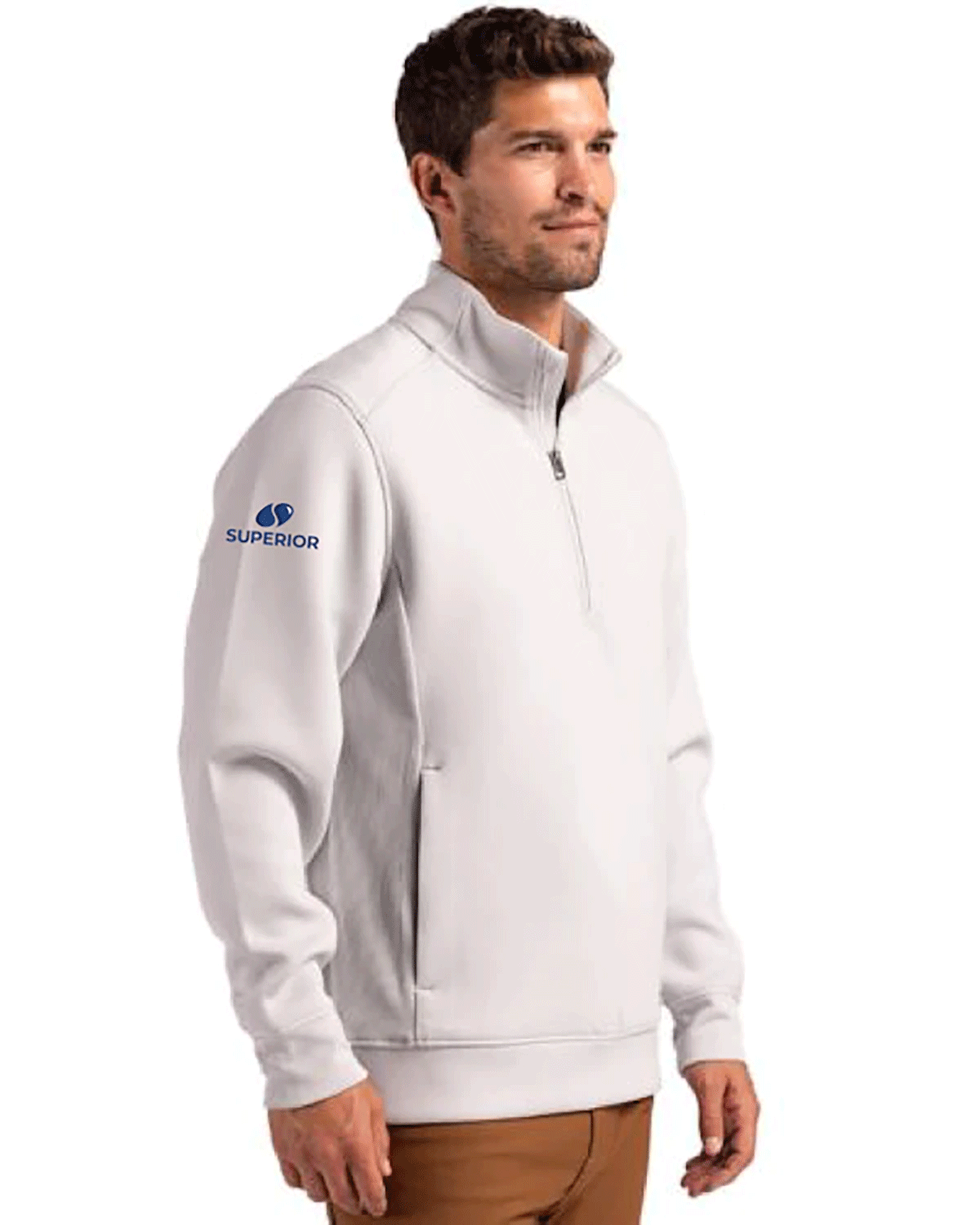 Cutter & Buck Roam Epic Versatility Recycled Quarter Zip Mens Pullover