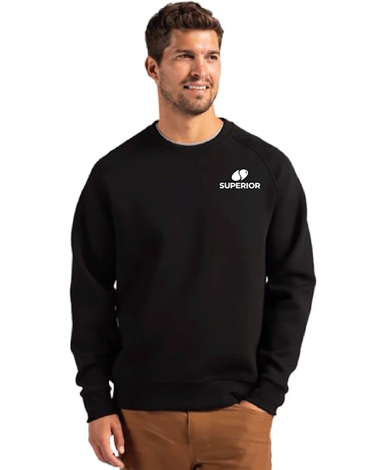 Cutter & Buck Roam Epic Versatility Recycled Crew Neck Mens Pullover