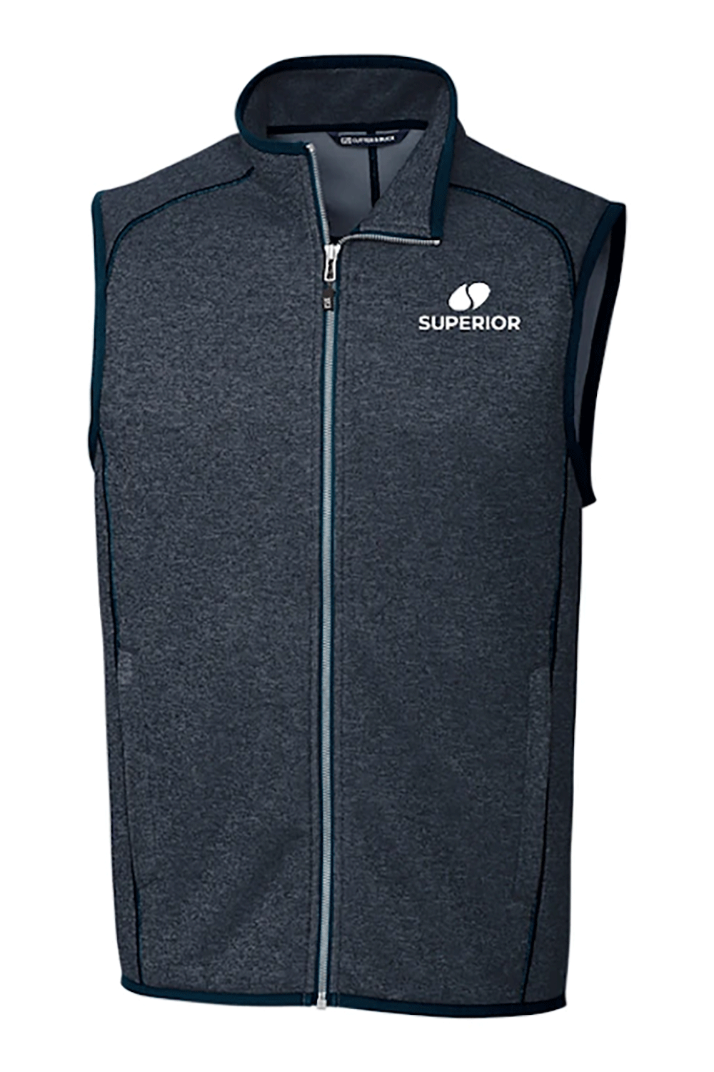 Cutter & Buck Mainsail Sweater-Knit Mens Full Zip Vest