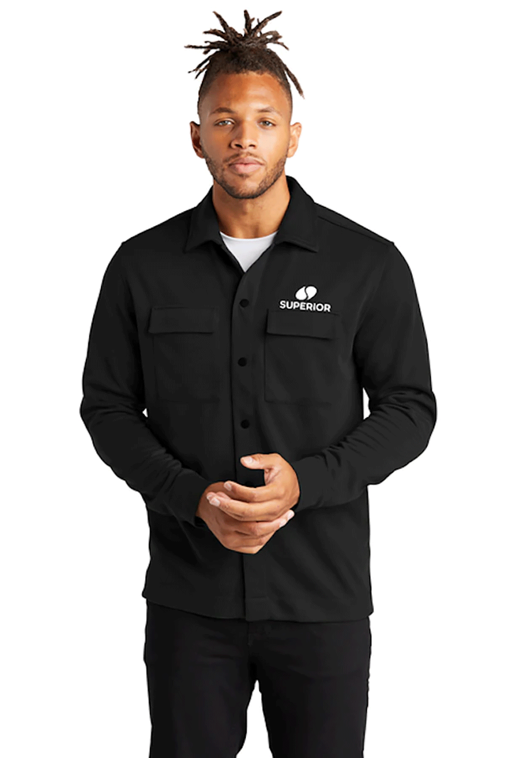 Mercer+Mettle Double-Knit Snap Front Jacket