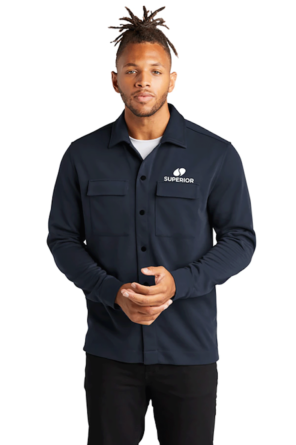 Mercer+Mettle Double-Knit Snap Front Jacket