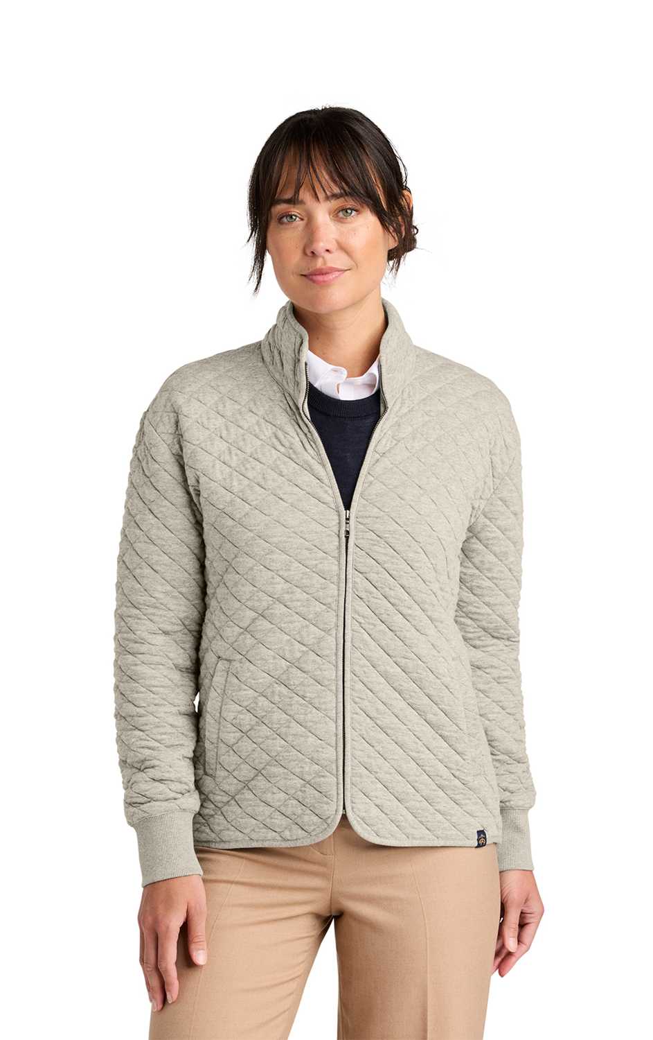 Brooks Brothers® Women’s Diamond Quilt Full-Zip