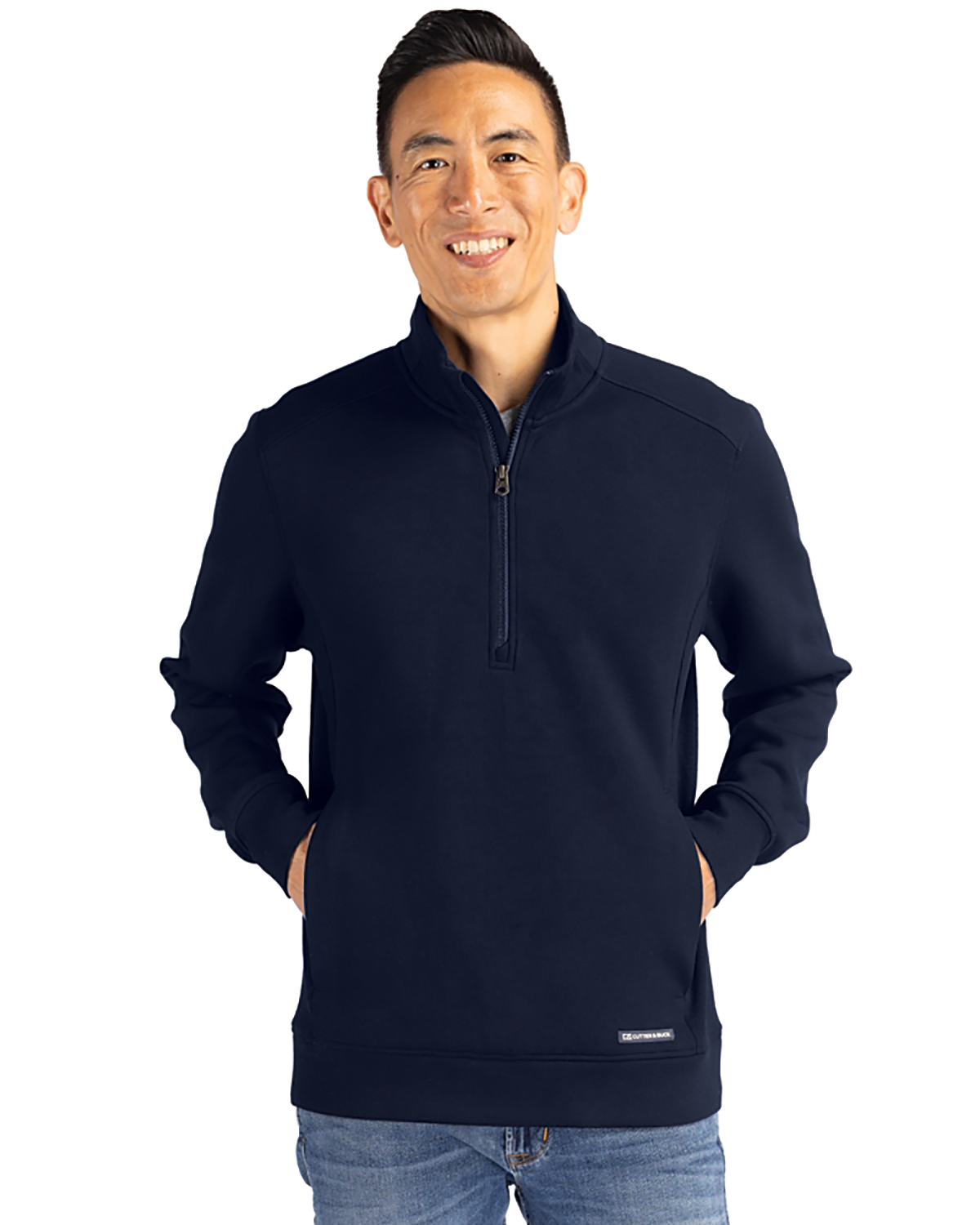 Cutter & Buck Roam Epic Versatility Recycled Quarter Zip Mens Pullover