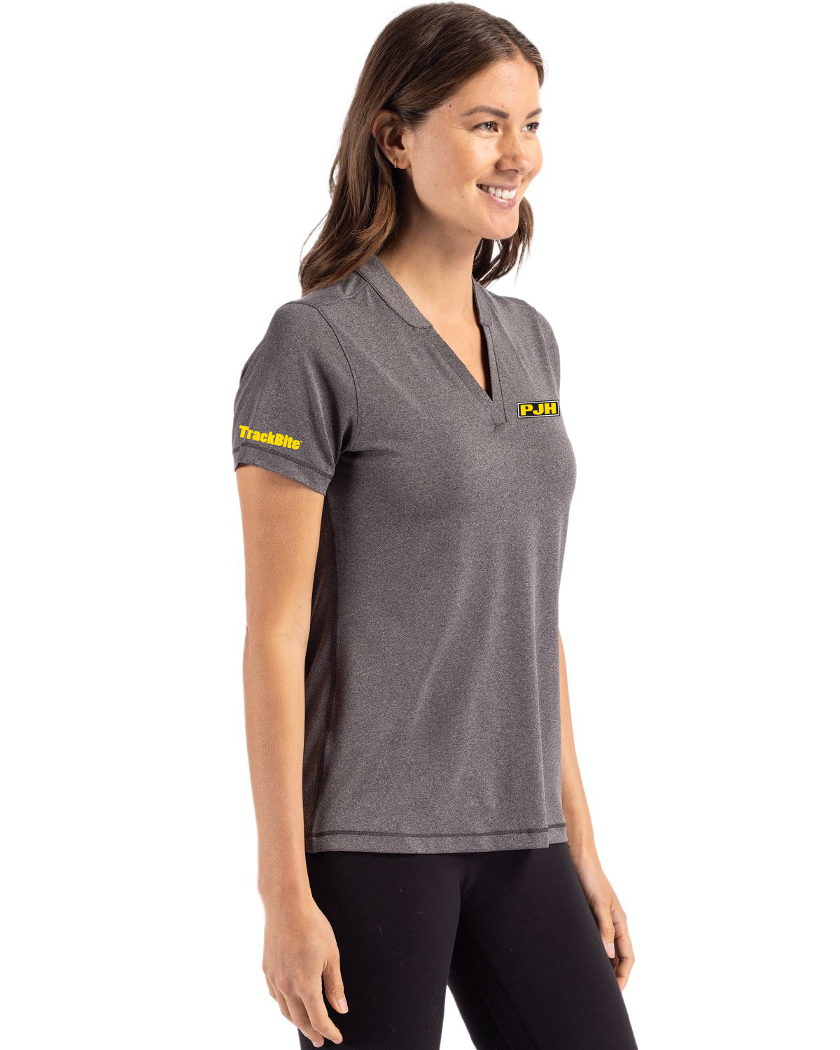 Cutter & Buck Forge Recycled Four-Way Stretch Heathered Women's Blade Top